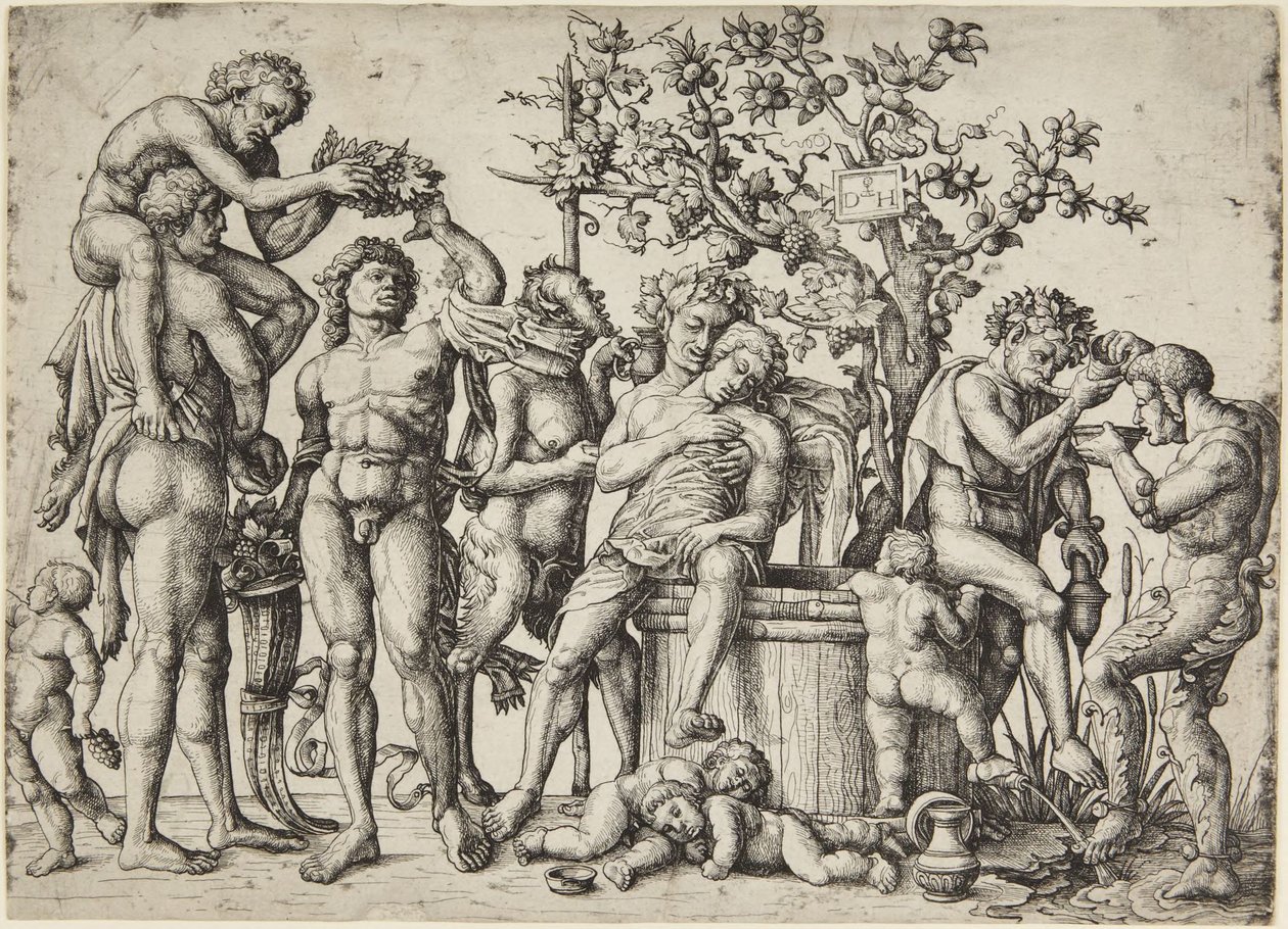 Backanal av Andrea Mantegna