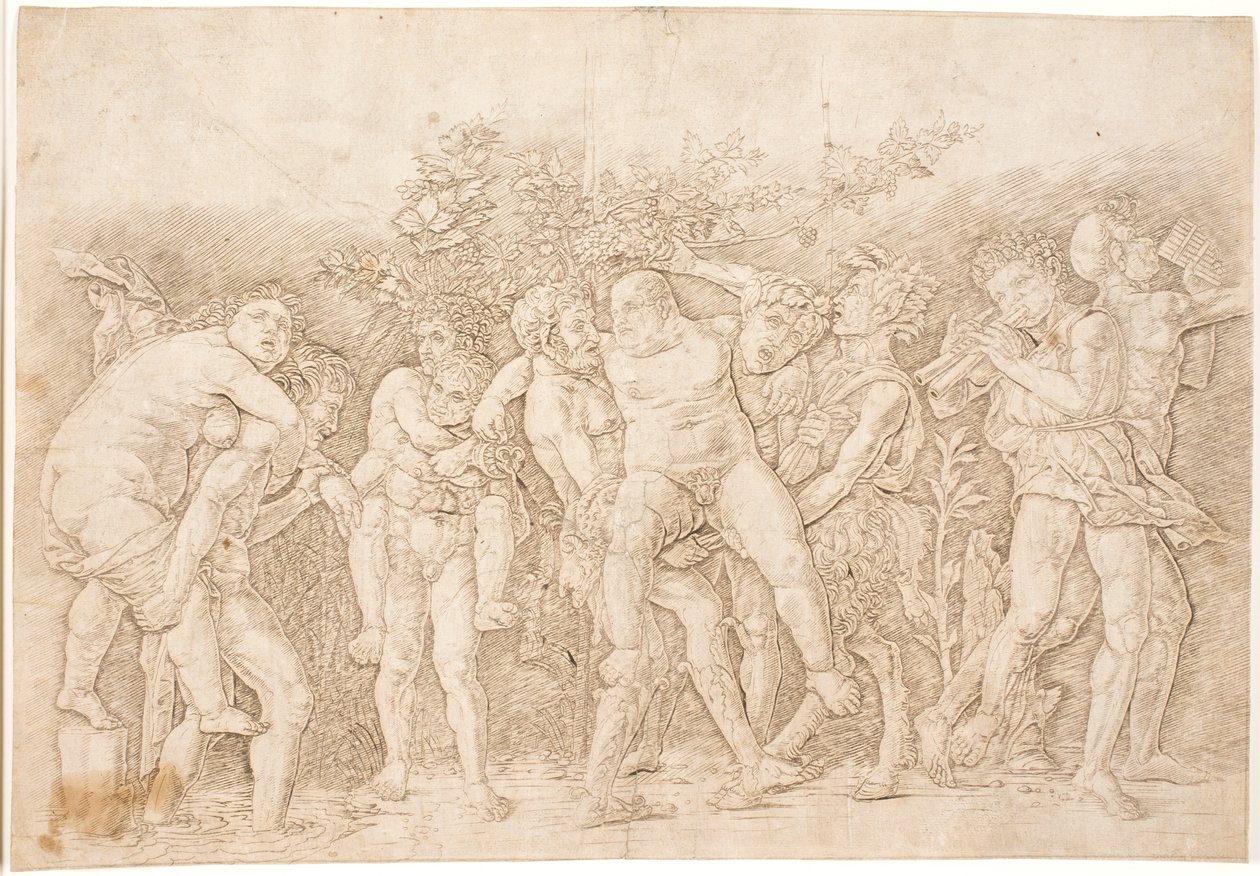 Bakkanal med Silén av Andrea Mantegna