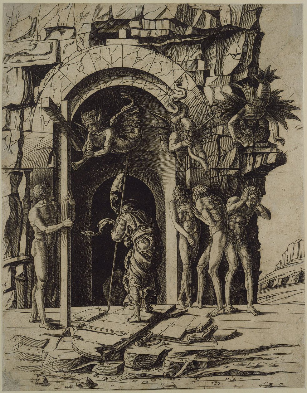 Kristus i förgården av Andrea Mantegna