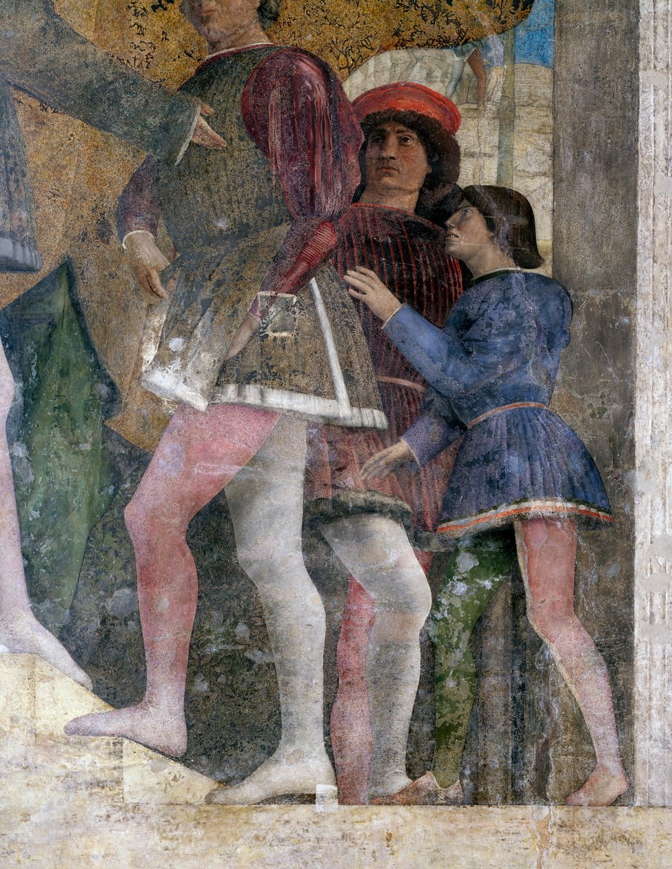 Hovmän, detalj från Domväggen av Andrea Mantegna