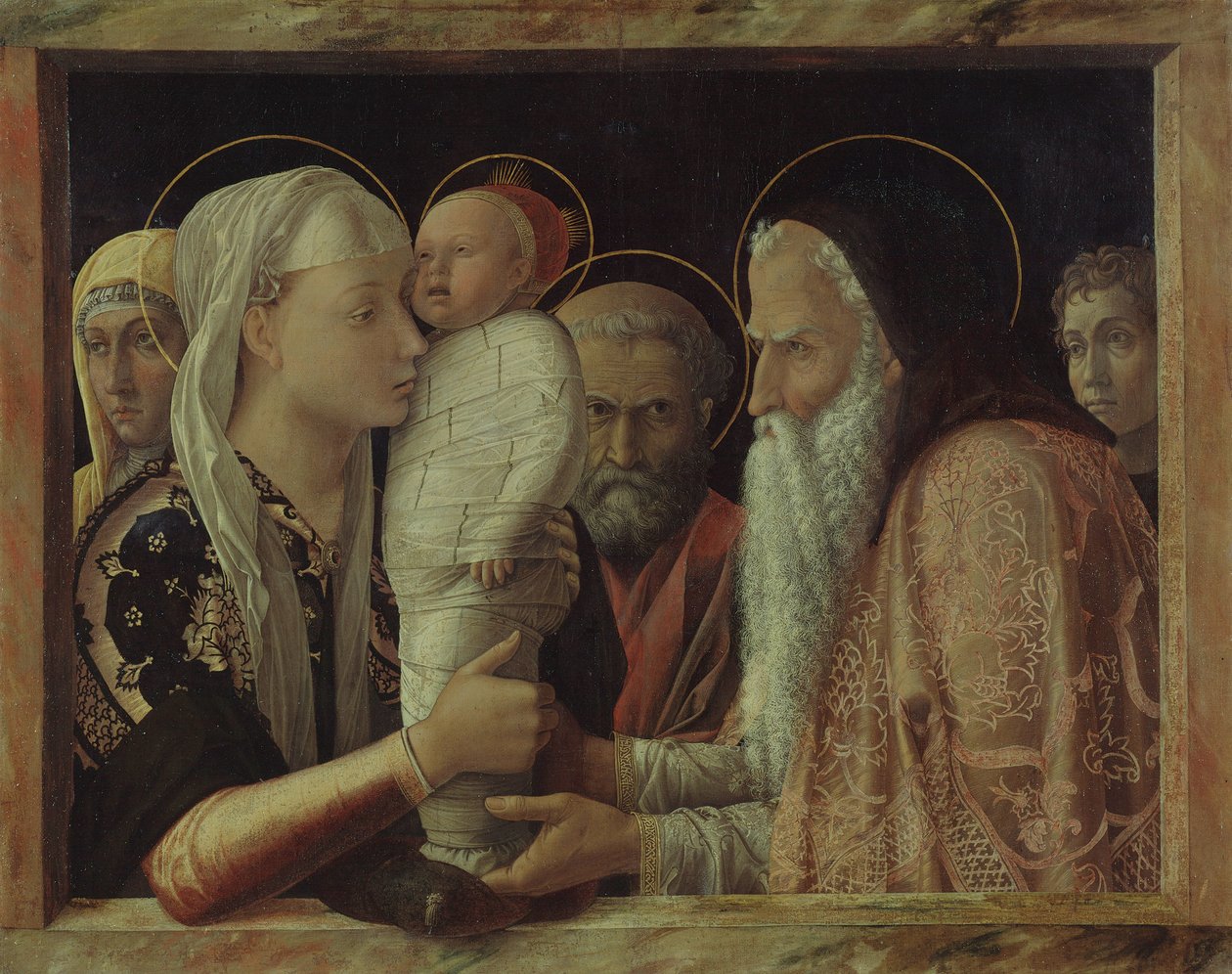 Kristi frambärande i templet av Andrea Mantegna