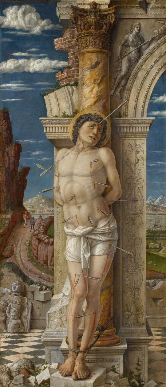 Tyska: Hl. Sebastian Sankt Sebastian av Andrea Mantegna