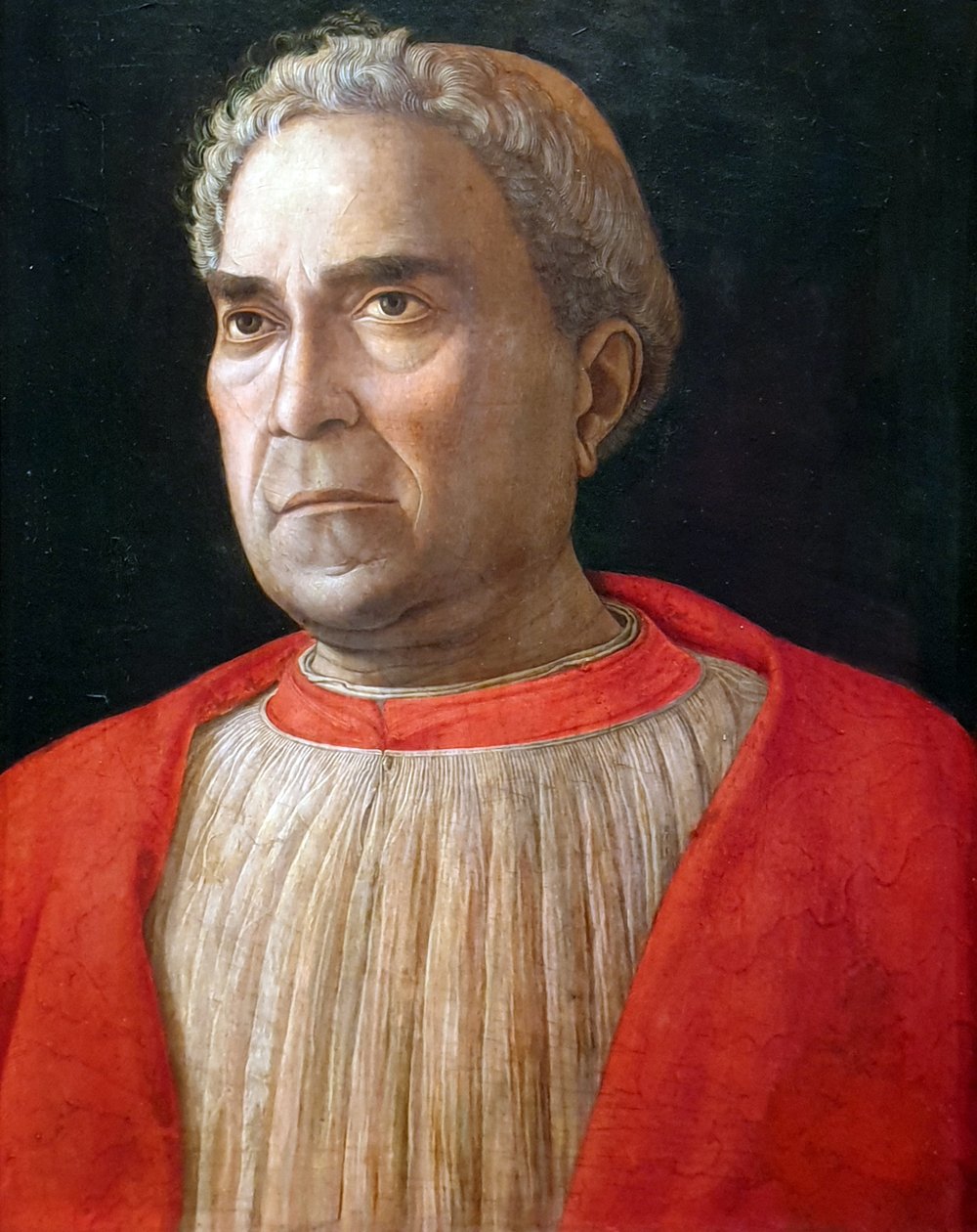 Tyska: Kardinal Ludovico Trevisan (1401-1465) Kardinal Ludovico Trevisan av Andrea Mantegna