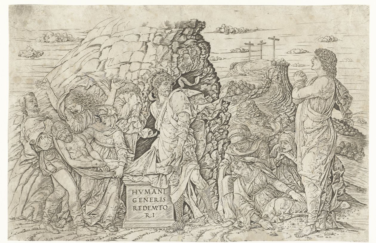 Kristi begravning av Andrea Mantegna