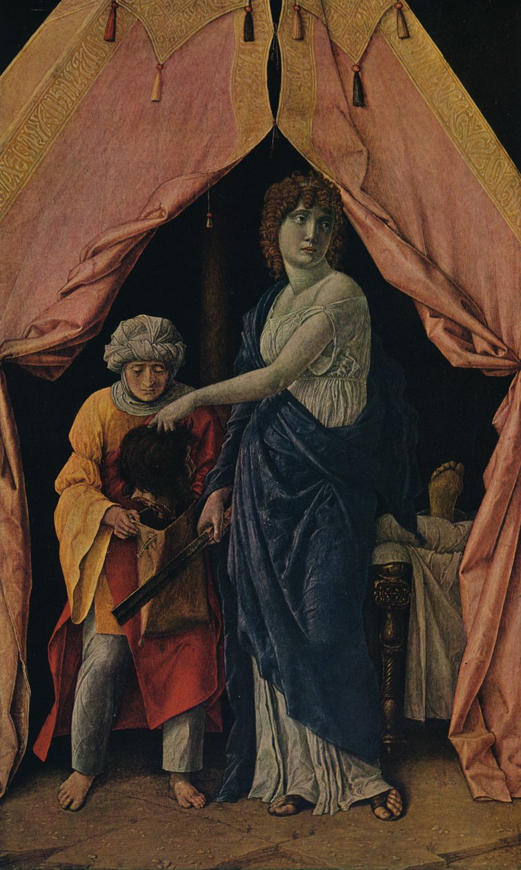 Judith med chefen för Holofernes, 1495-1500 av Andrea Mantegna