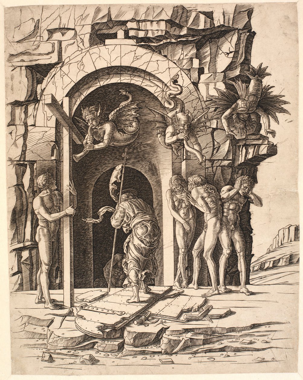Kristus i dödsriket av Andrea Mantegna
