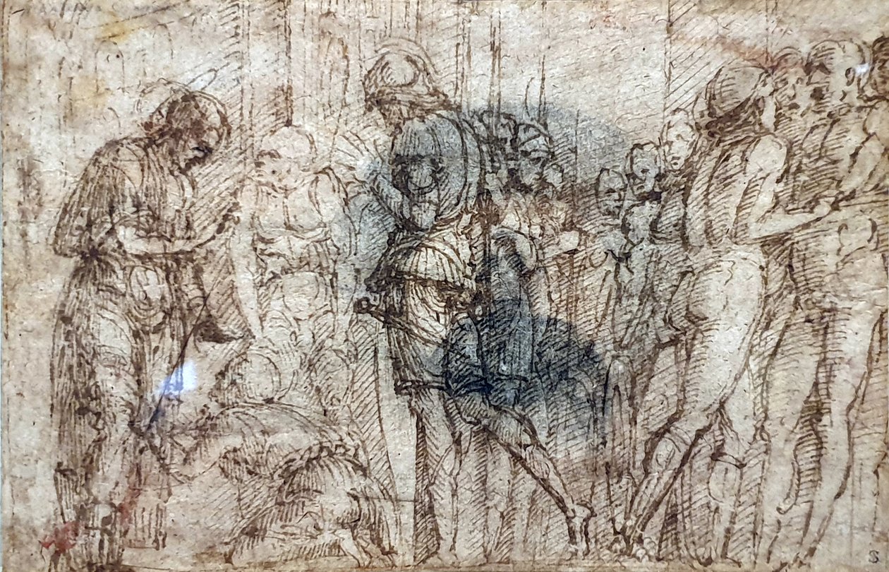 Sankt Jakob leddes till martyrdöden av Andrea Mantegna