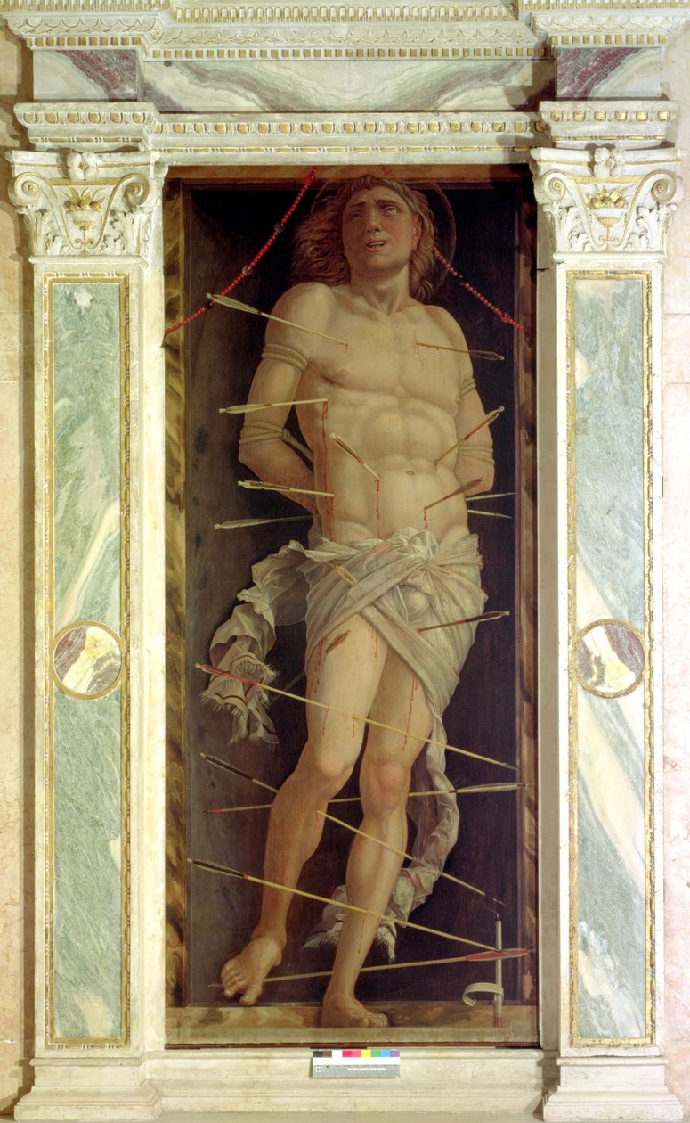 St Sebastian av Andrea Mantegna