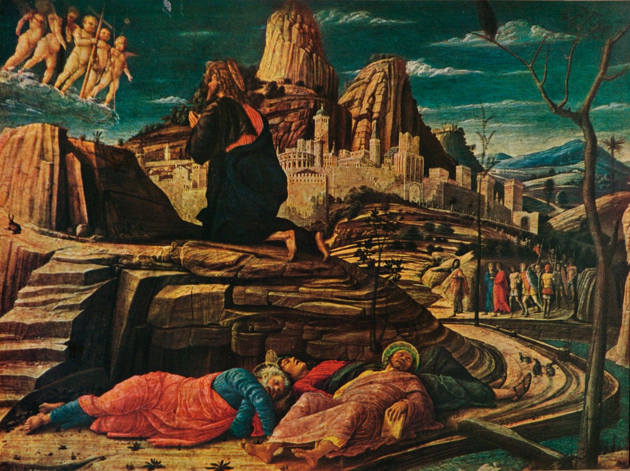 Agony in the Garden, c1458, 1909 av Andrea Mantegna