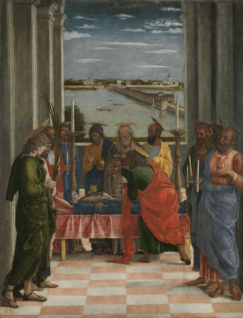Jungfruns död av Andrea Mantegna