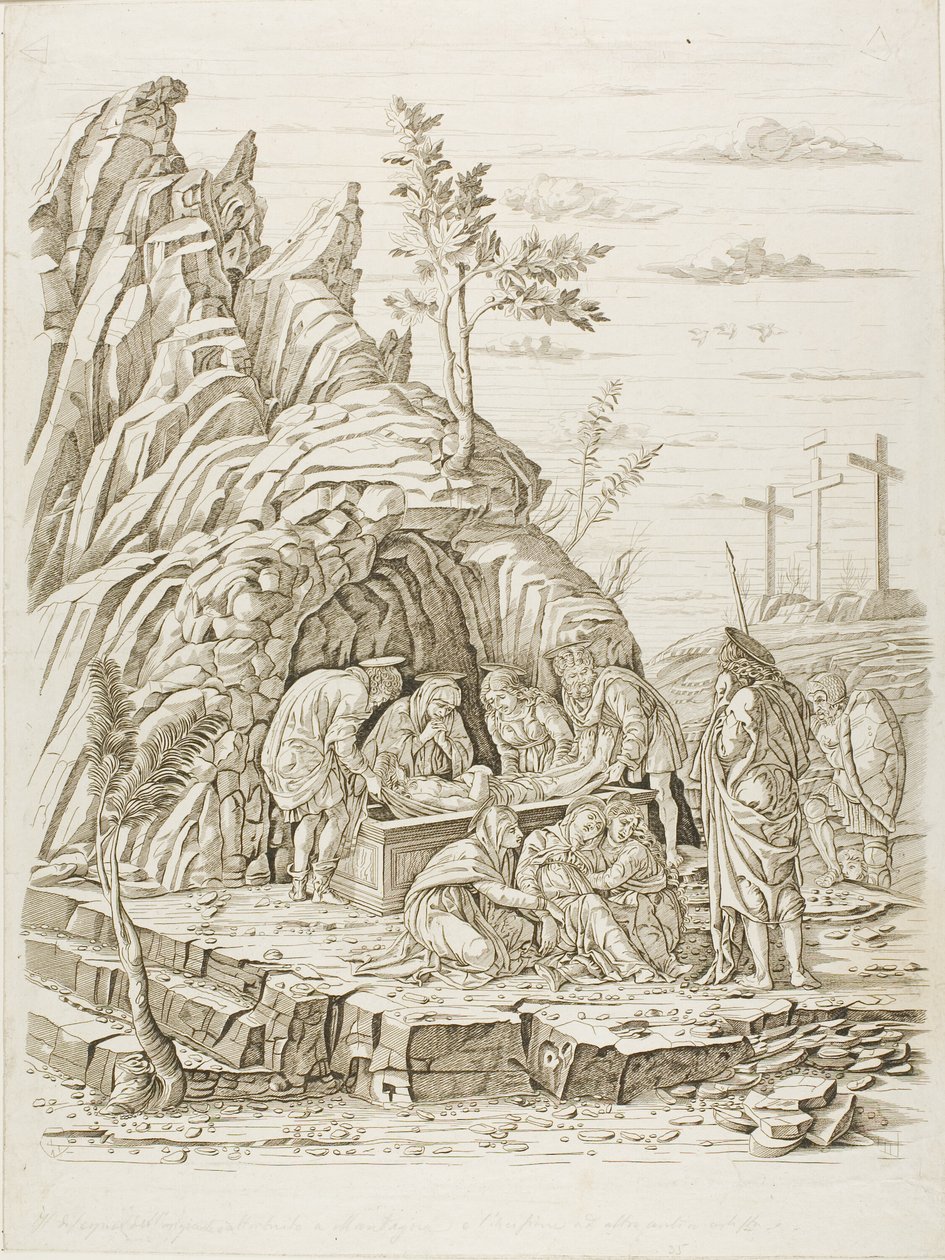 Gravläggningen av Andrea Mantegna