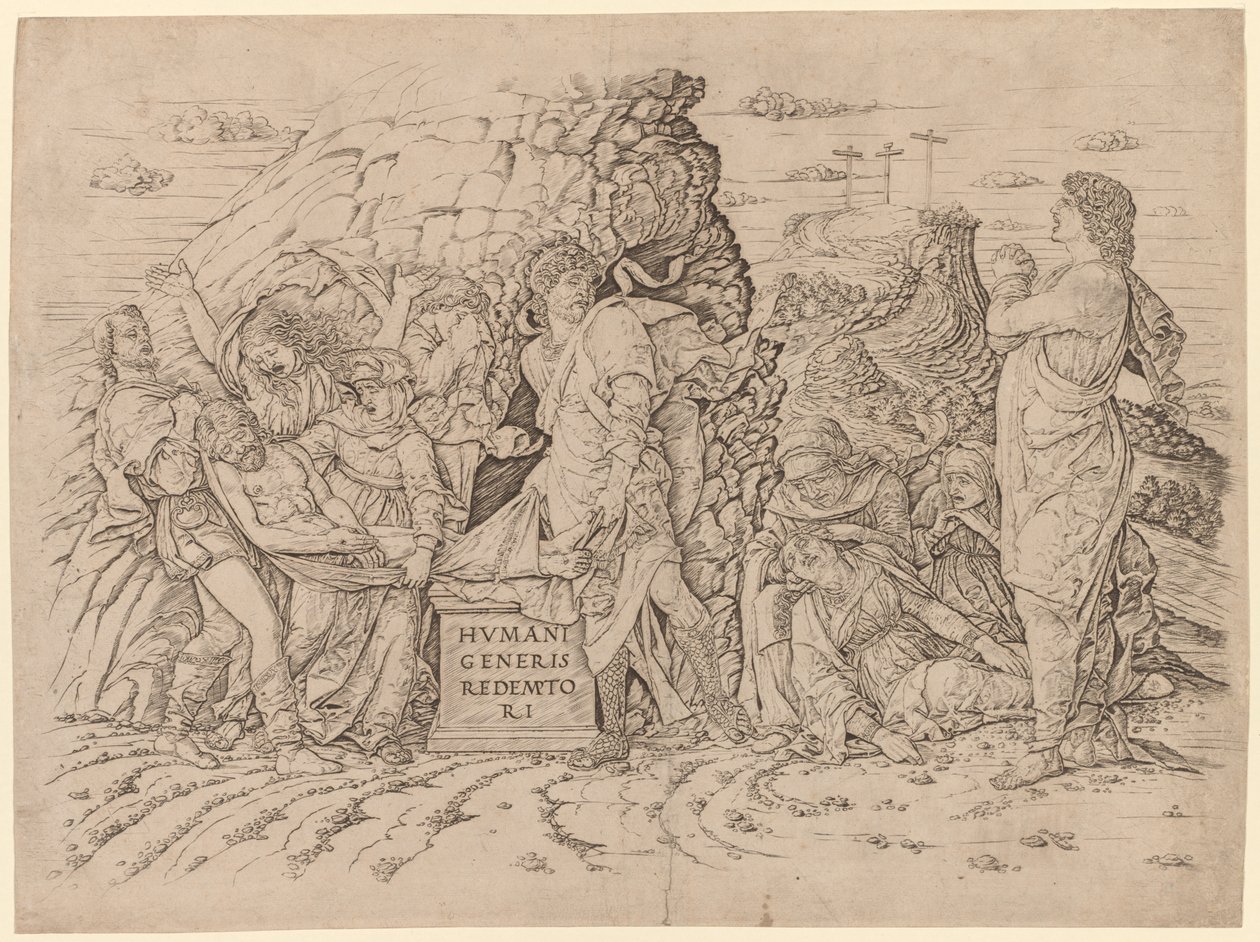 Gravläggningen. av Andrea Mantegna