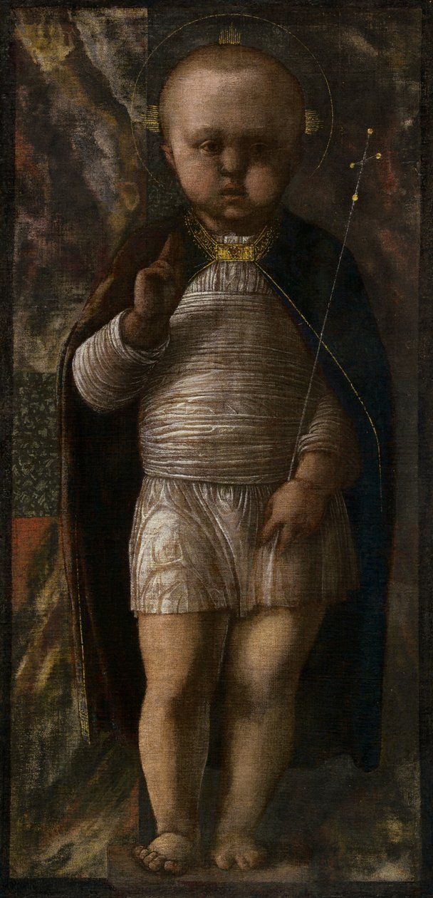 The Infant Savior, c.1460 (tempera på duk) av Andrea Mantegna