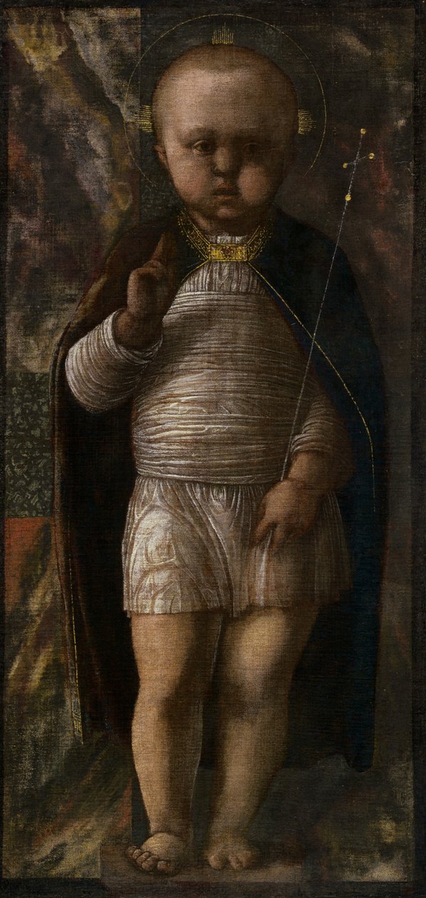 Spädbarnsfrälsaren, ca. 1460. av Andrea Mantegna