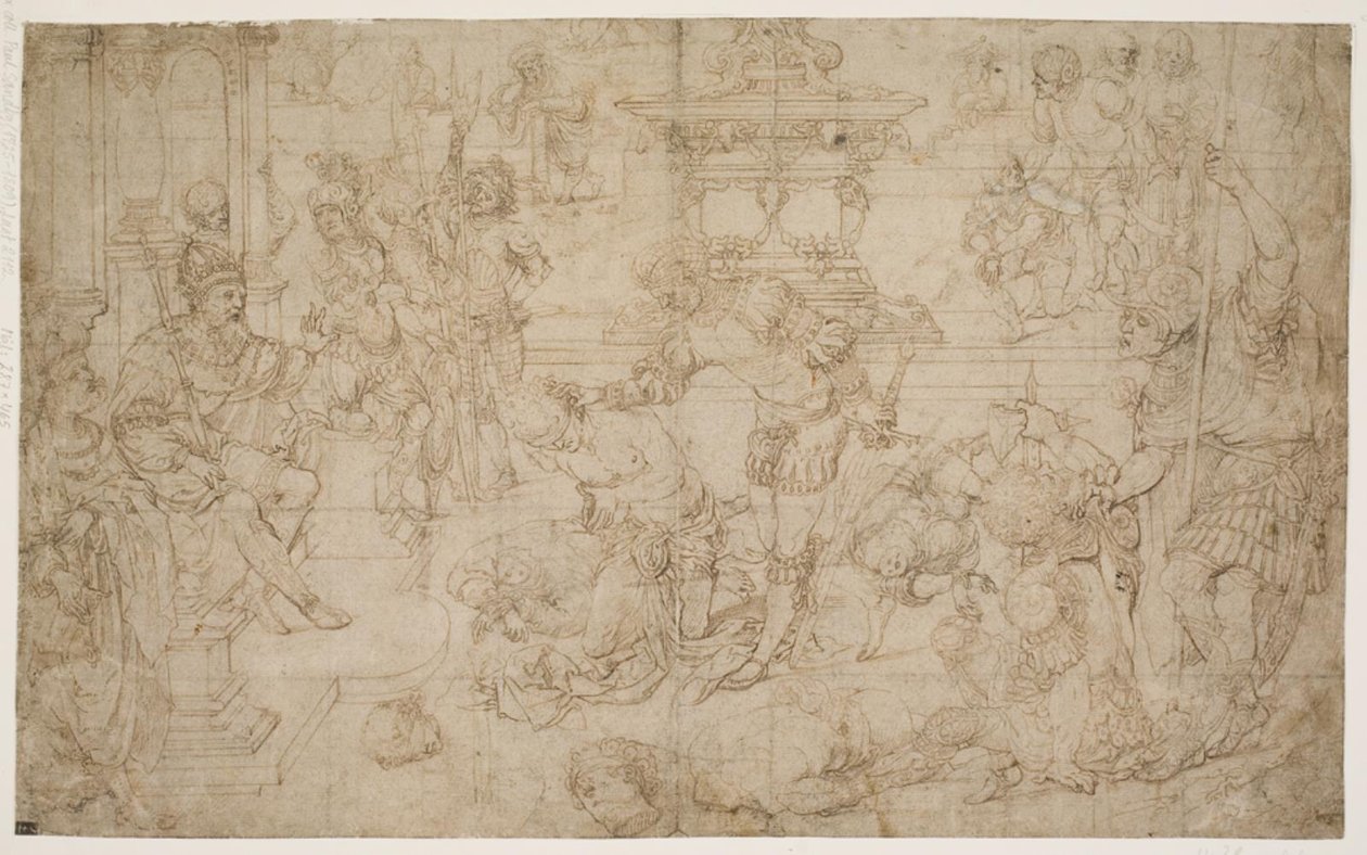 De tiotusen kristnas martyrskap av Andrea Mantegna