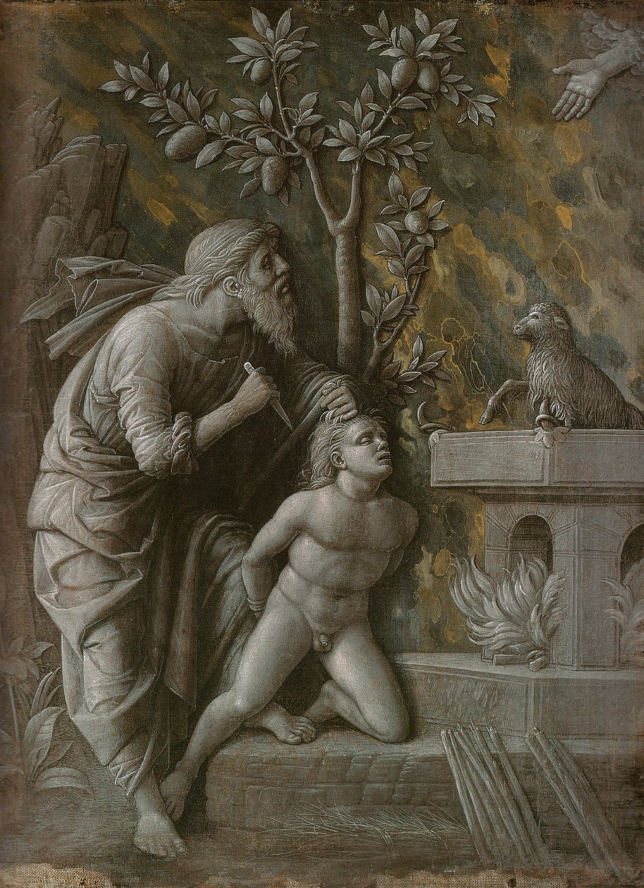 Isaks offer, ca 1490-1495 av Andrea Mantegna