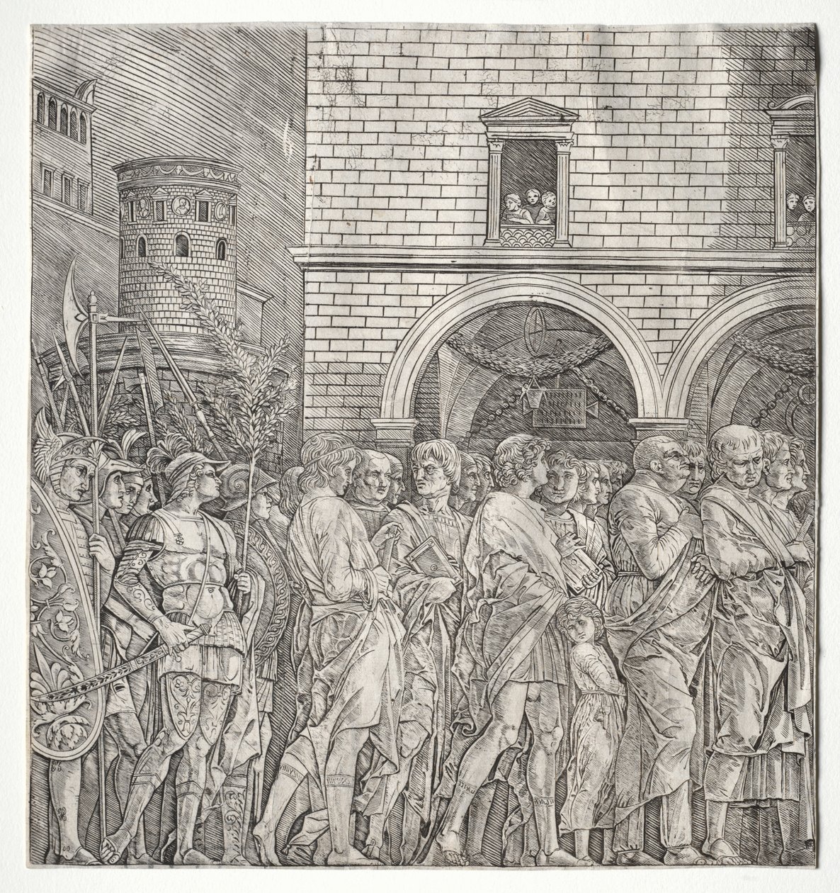 Caesars triumfer: Senatorerna, 1400-talet. av Andrea Mantegna