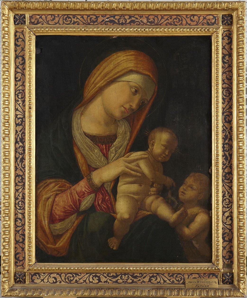 Jungfrun och barnet av Andrea Mantegna