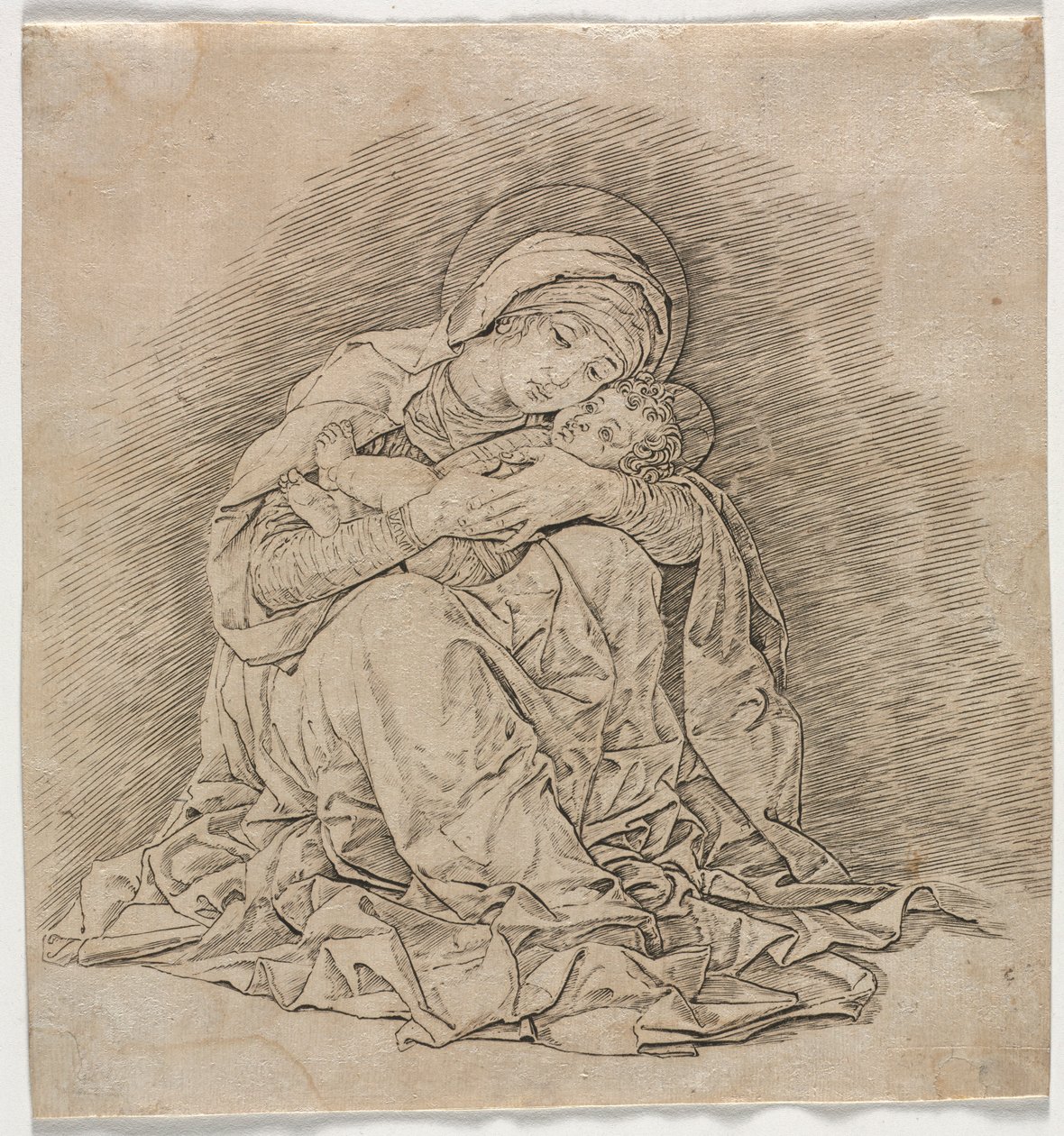 Jungfru och barn, 1485-1491. av Andrea Mantegna
