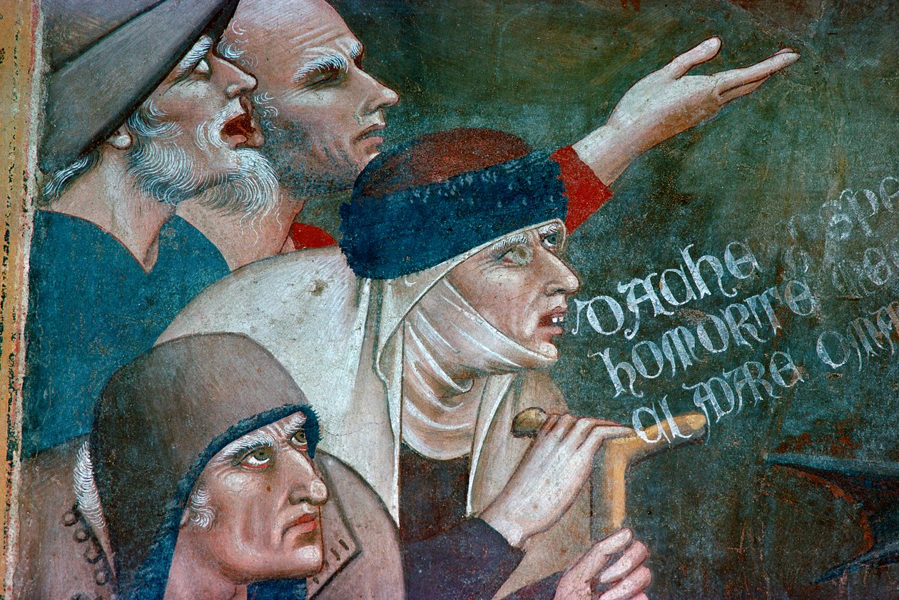 Fragment av en fresk som visar dödens triumf, 1300-talet av Andrea Orcagna