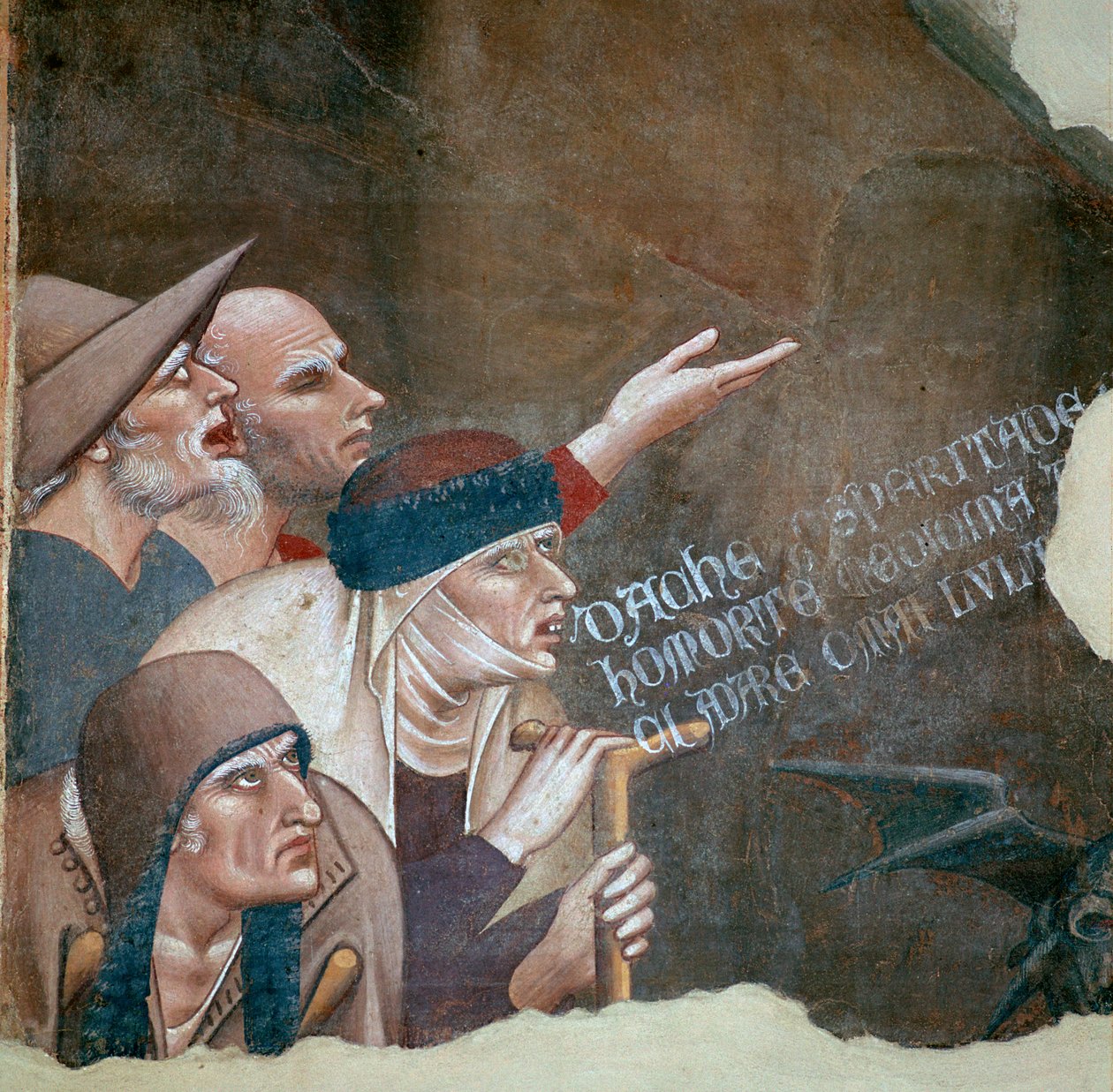 Fresk av "Dödens triumf", 1300-talet av Andrea Orcagna