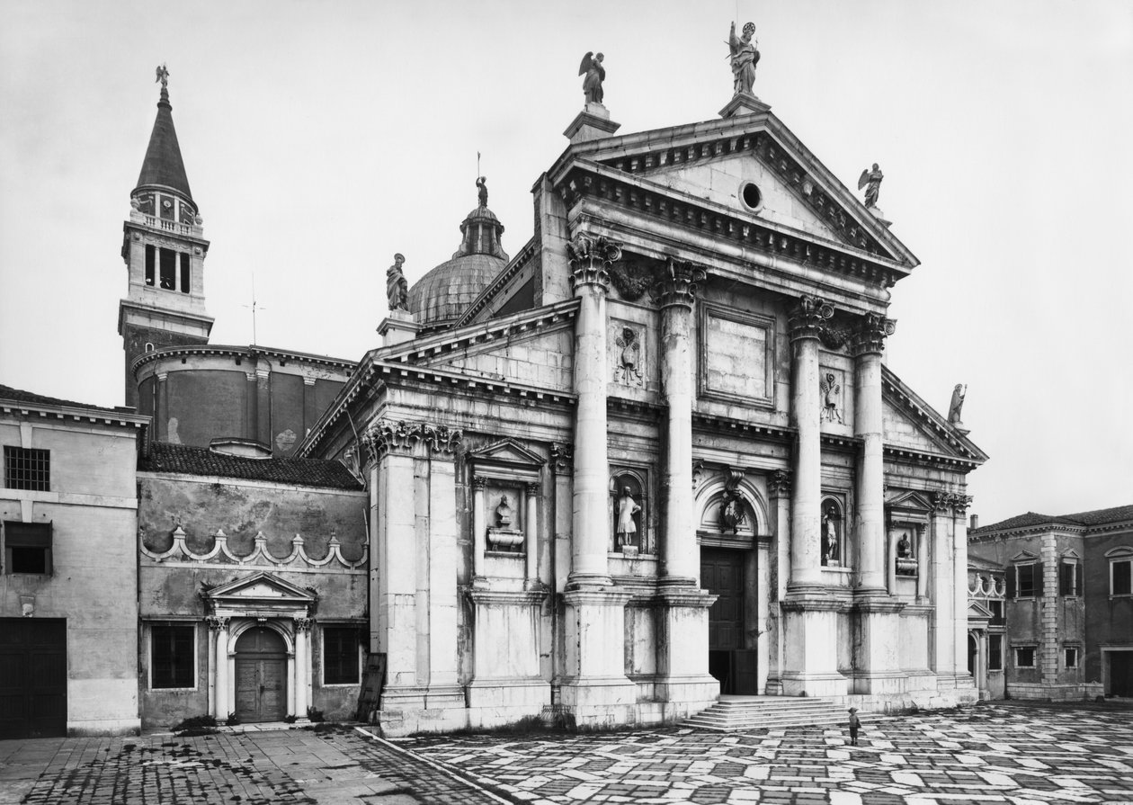 Utsikt över kyrkans fasad, 1566-80 av Andrea Palladio