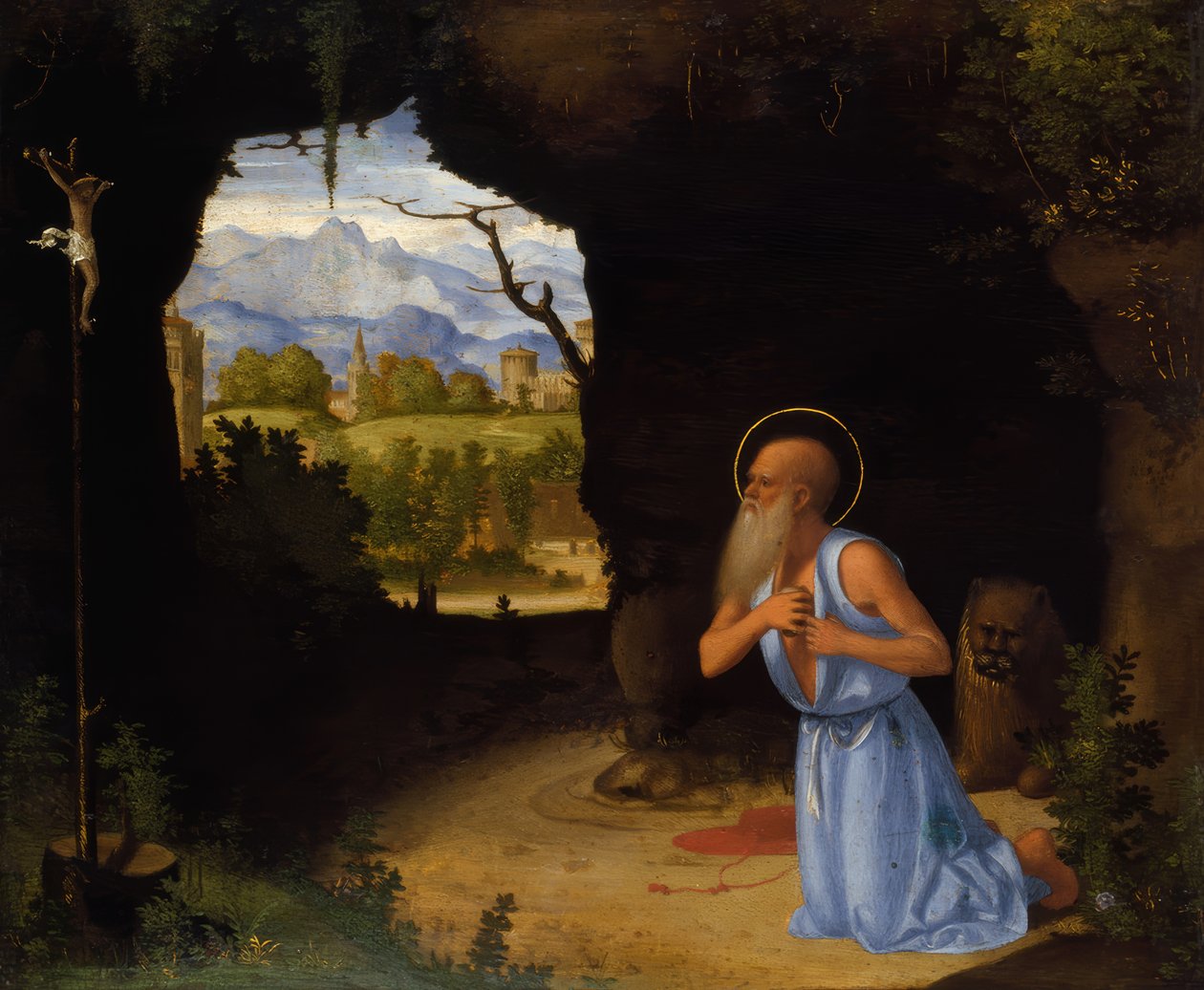 Sankt Jerome av Andrea Previtali