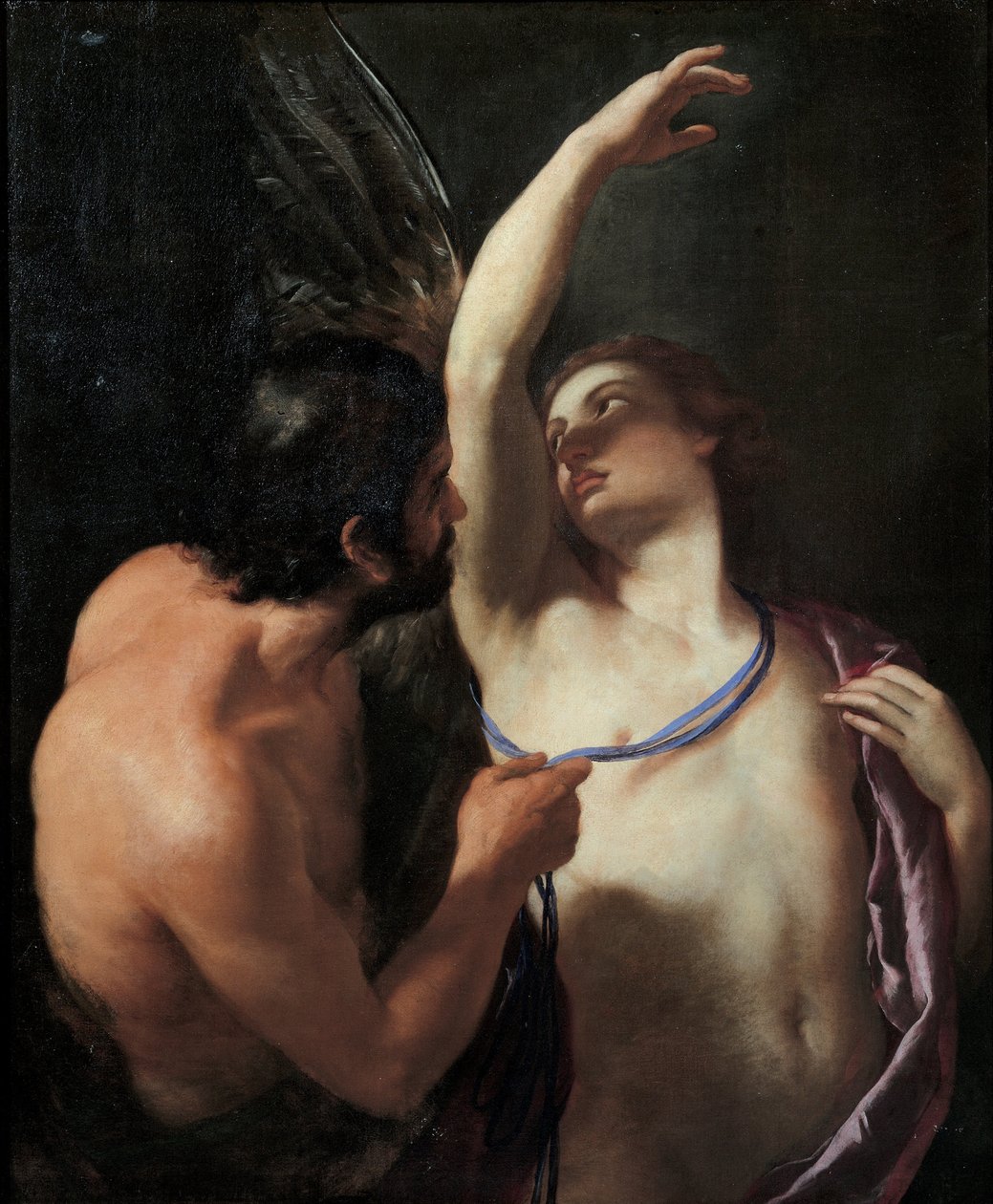 Daidalos och Ikaros av Andrea Sacchi