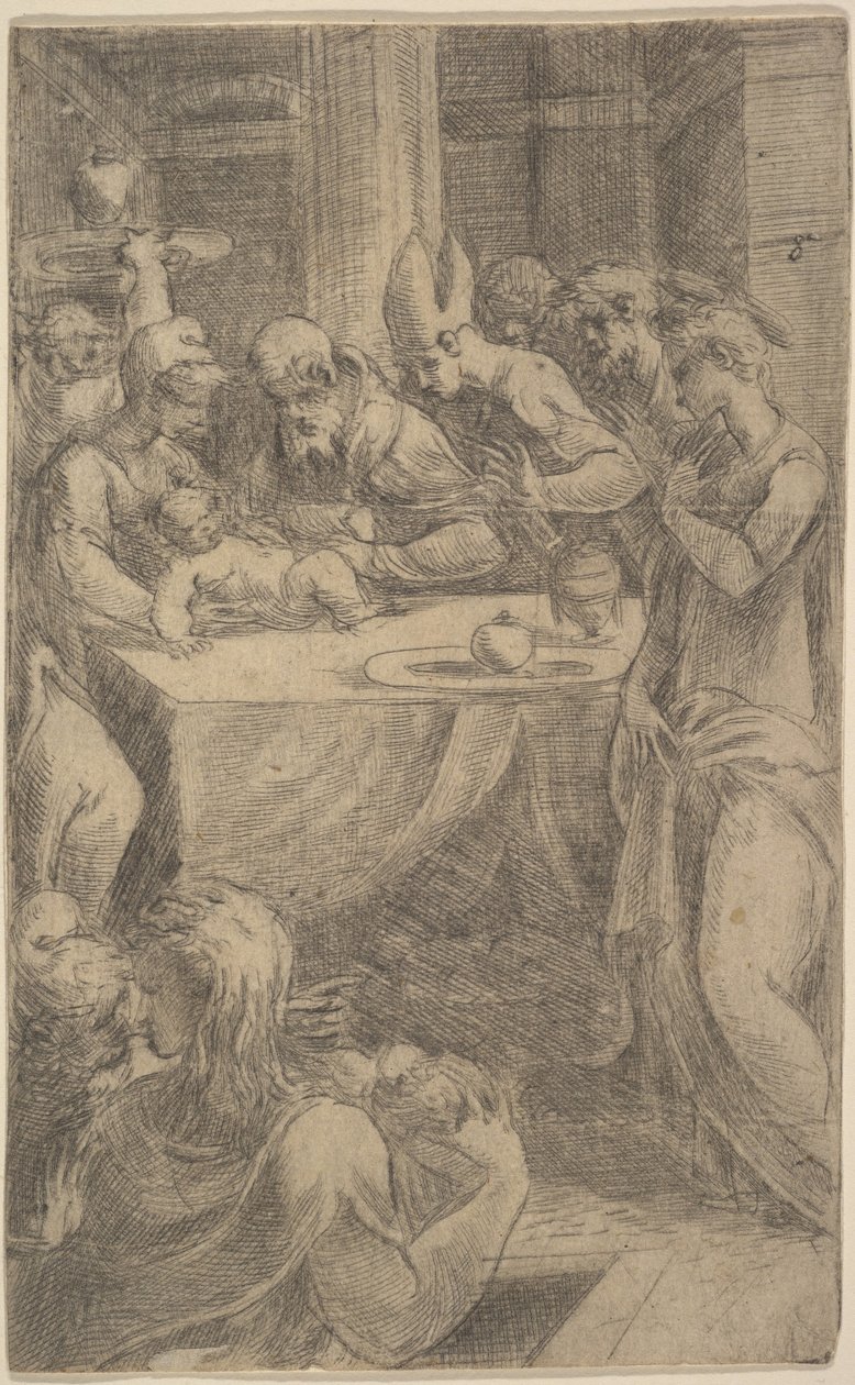 Kristi omskärelse, ca 1542-46. av Andrea Schiavone