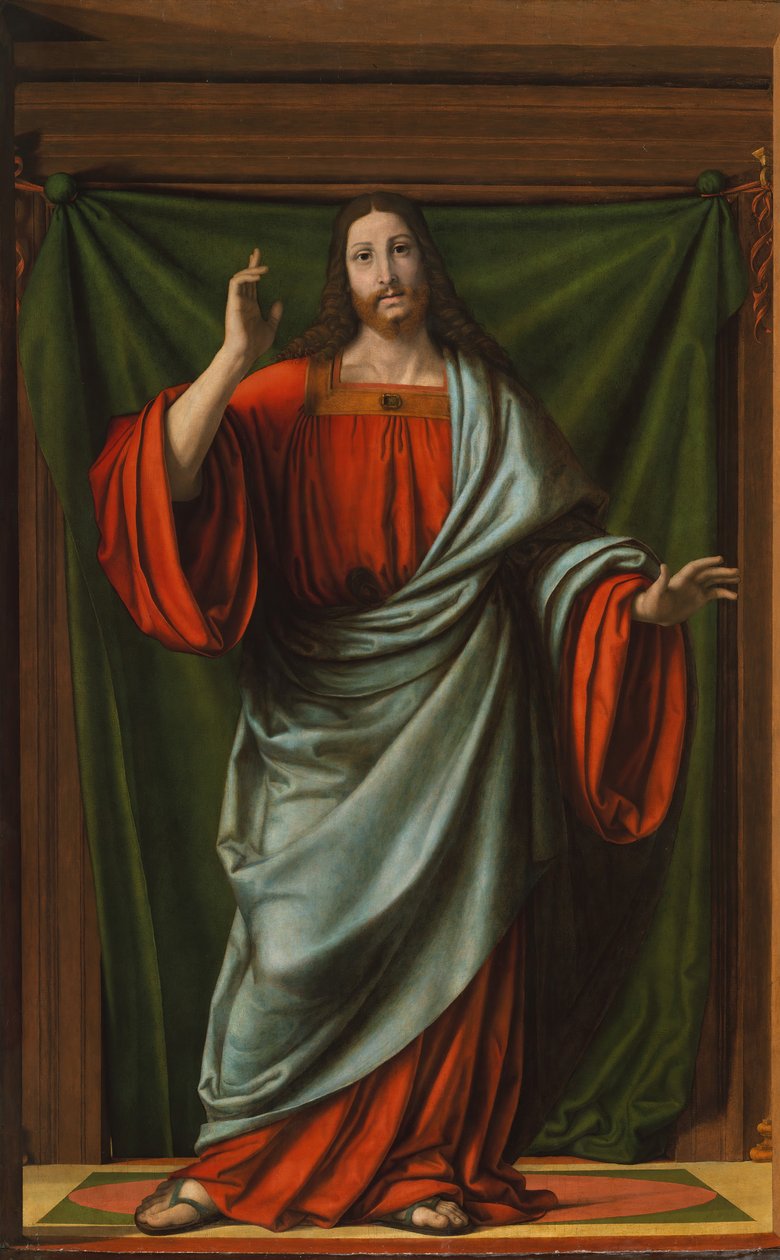 Kristus välsignelse. av Andrea Solario