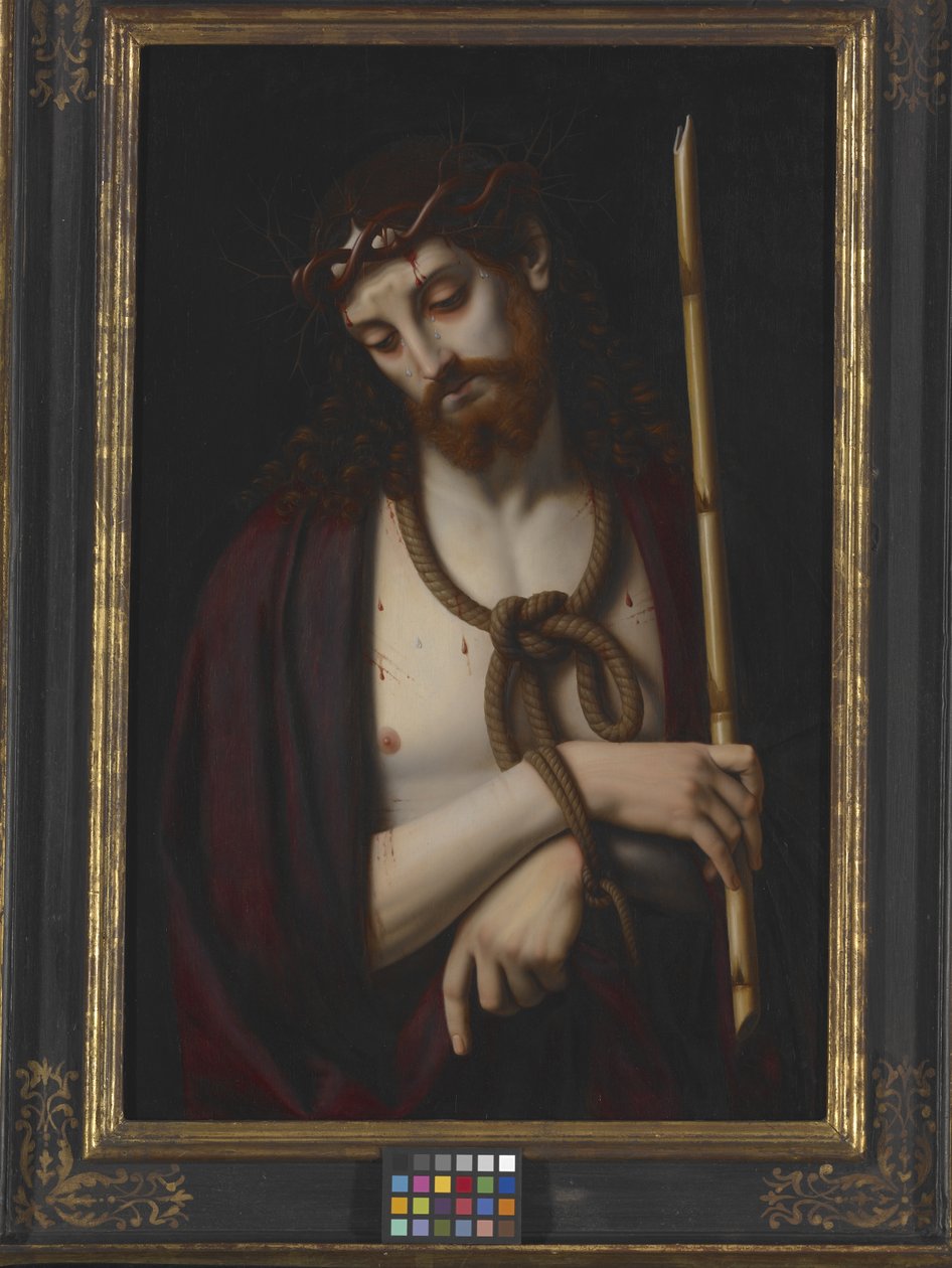 Ecce Homo (olja på trä) av Andrea Solario