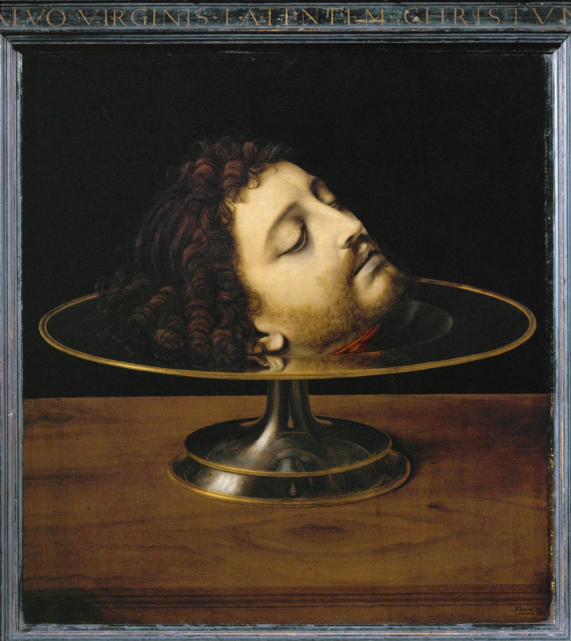 Tete de saint Jean-Baptiste - Huvudet på Saint John Baptist ... av Andrea Solario