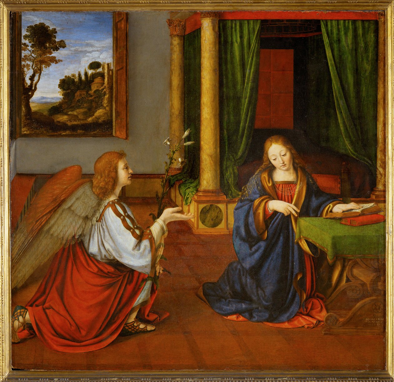 Bebådelsen1506 ... av Andrea Solario