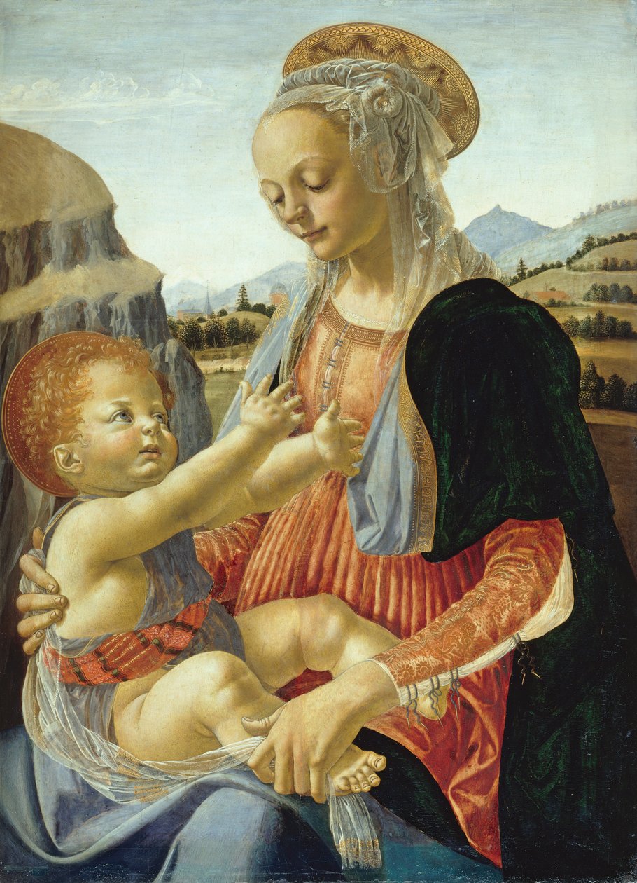 Madonna och barn av Andrea Verrocchio