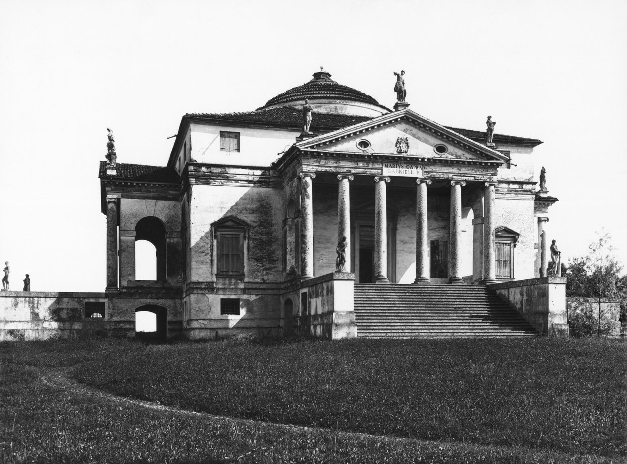 Utsikt över fasaden, c.1566-67 av Andrea Palladio