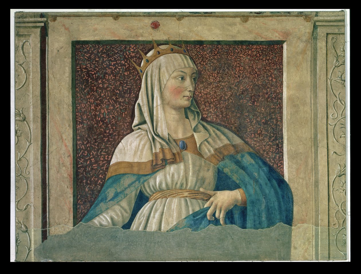 Drottning Esther, från Villa Carducci-serien av kända män och kvinnor, ca 1450 av Andrea del Castagno