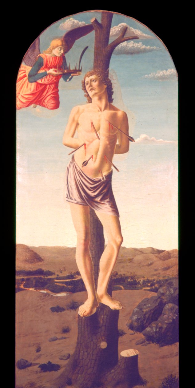 Sankt Sebastian, 1457 av Andrea del Castagno