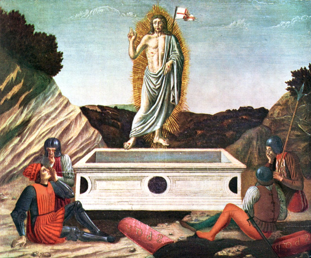 Uppståndelsen, mitten av 1400-talet, 1930. av Andrea del Castagno