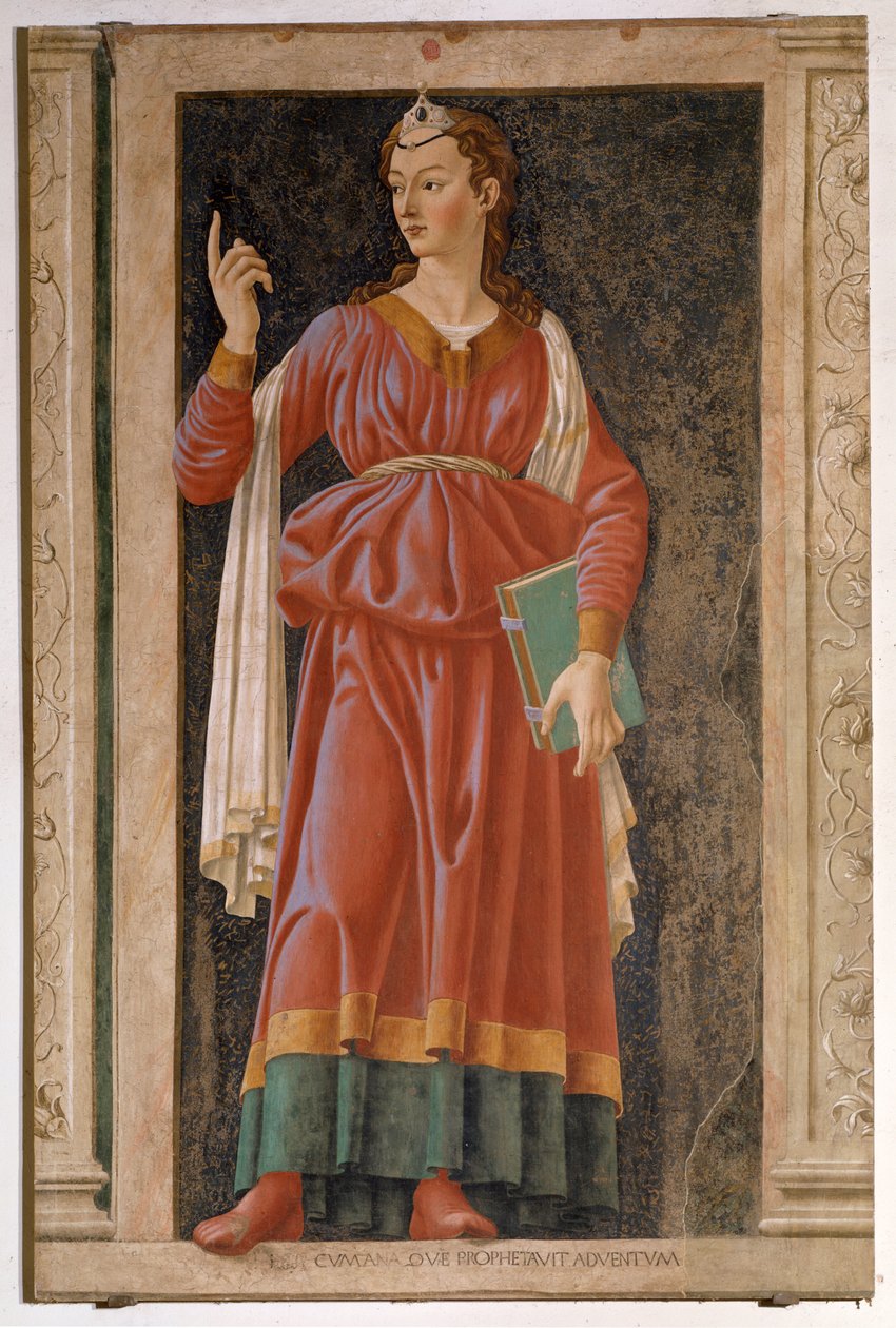 Sibylla av Cumae (fresko av Andrea del Castagno