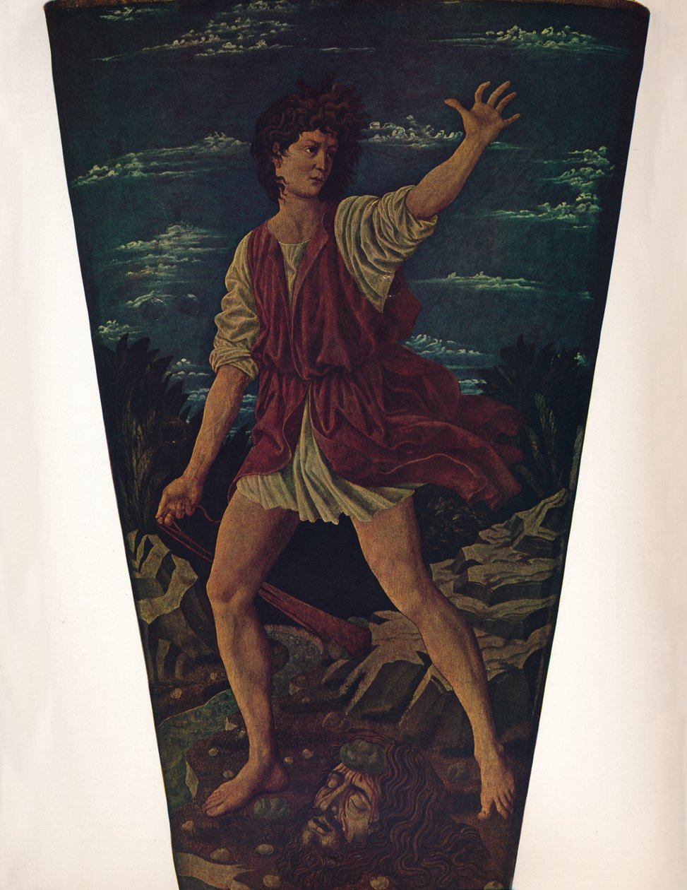 Den ungdomlige David, c1450 av Andrea del Castagno