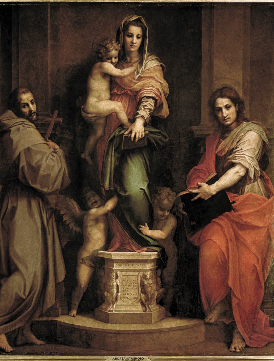 Harpyornas madonna av Andrea del Sarto