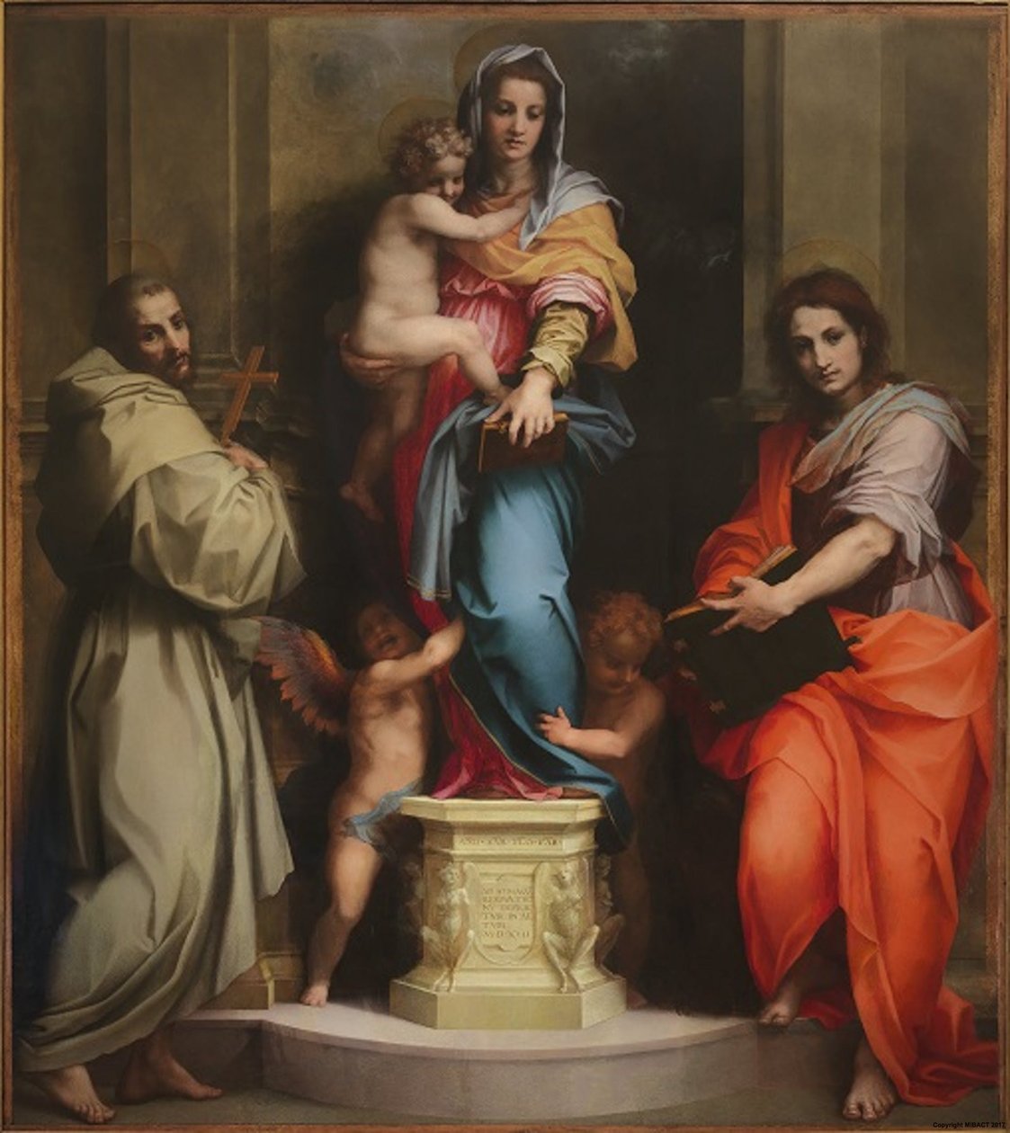 Harpyornas madonna av Andrea del Sarto