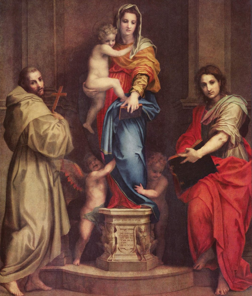 Harpyornas madonna av Andrea del Sarto