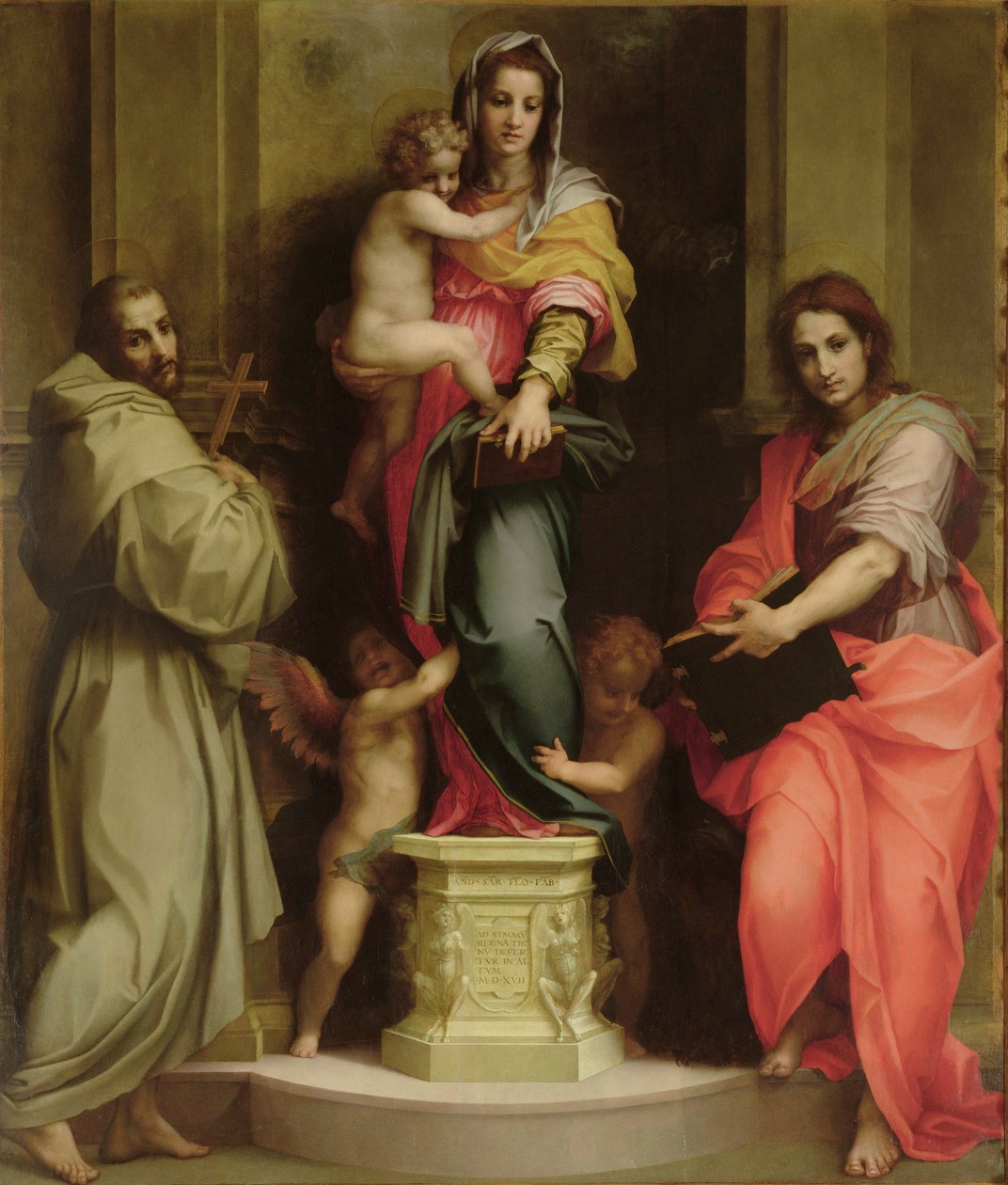 Madonna från Harpies av Andrea del Sarto