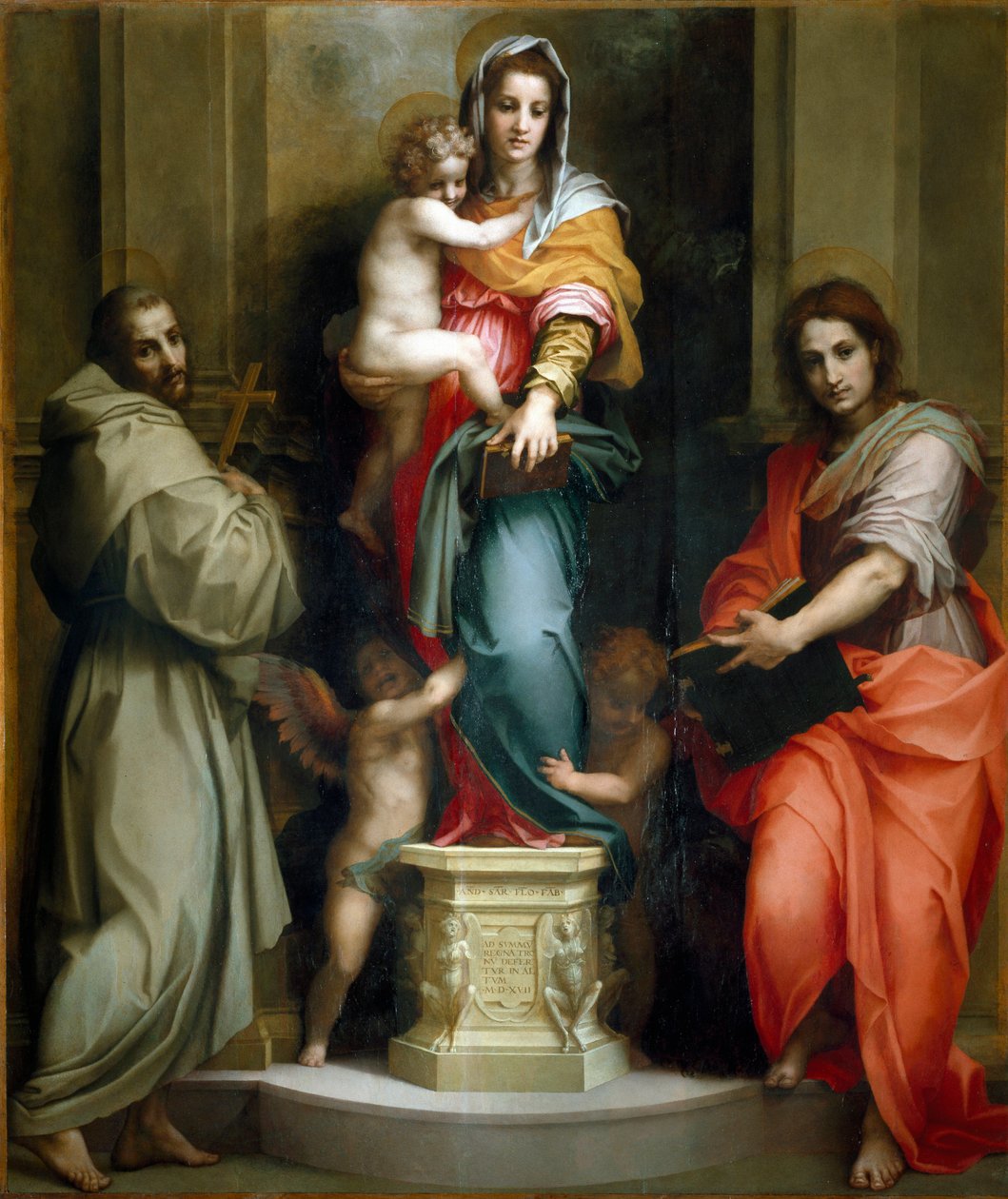 Madonna från Harpies av Andrea del Sarto