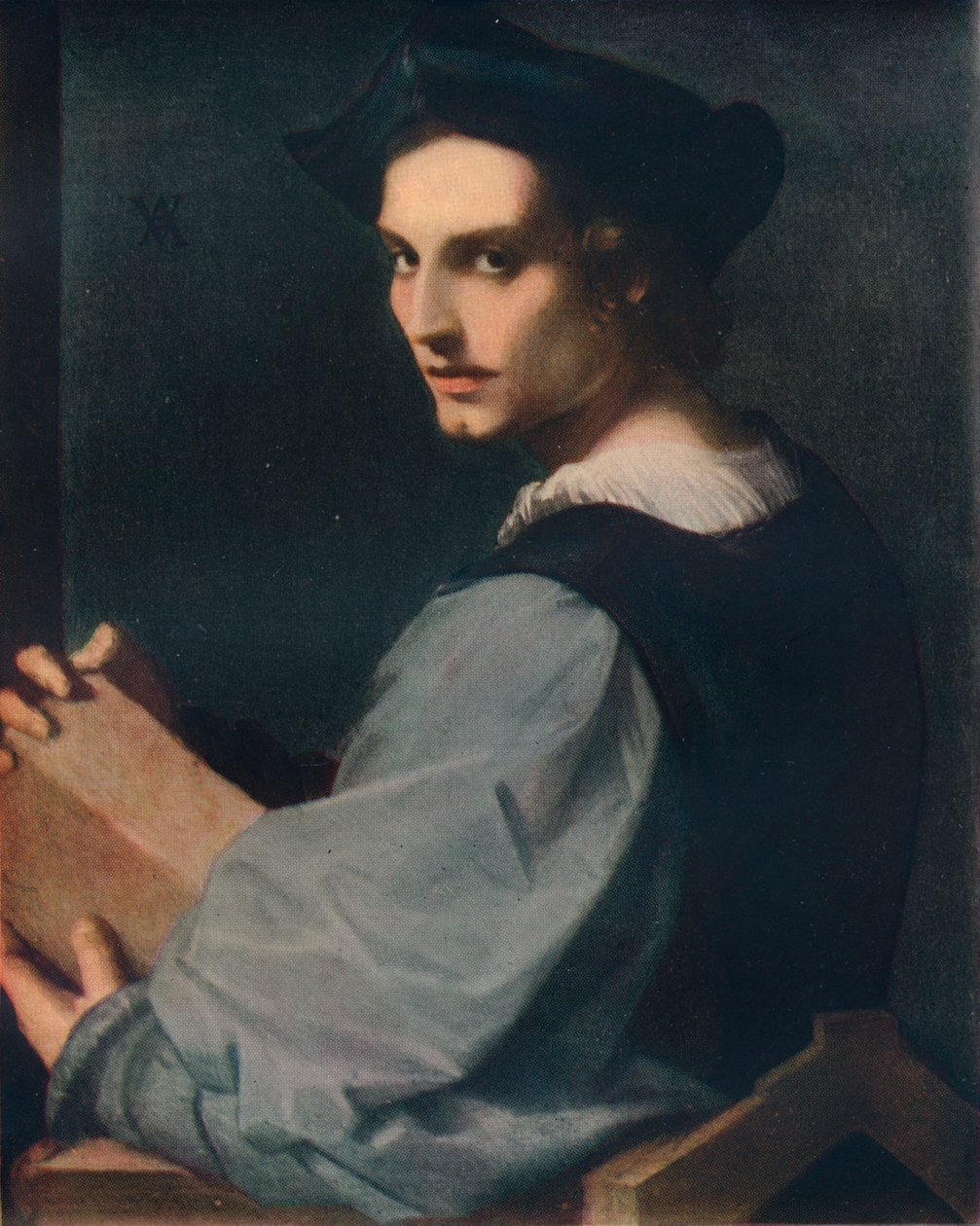 Porträtt av en ung man, c1517, 1911 av Andrea del Sarto
