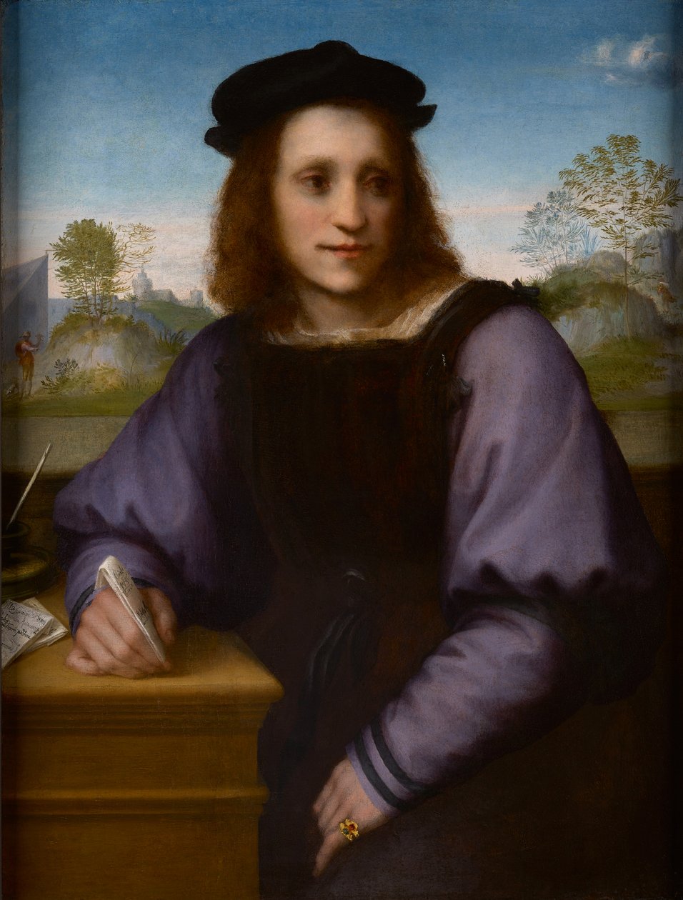 Porträtt av en ung man, möjligen Andrea di Matteo degli Albizzi av Andrea del Sarto