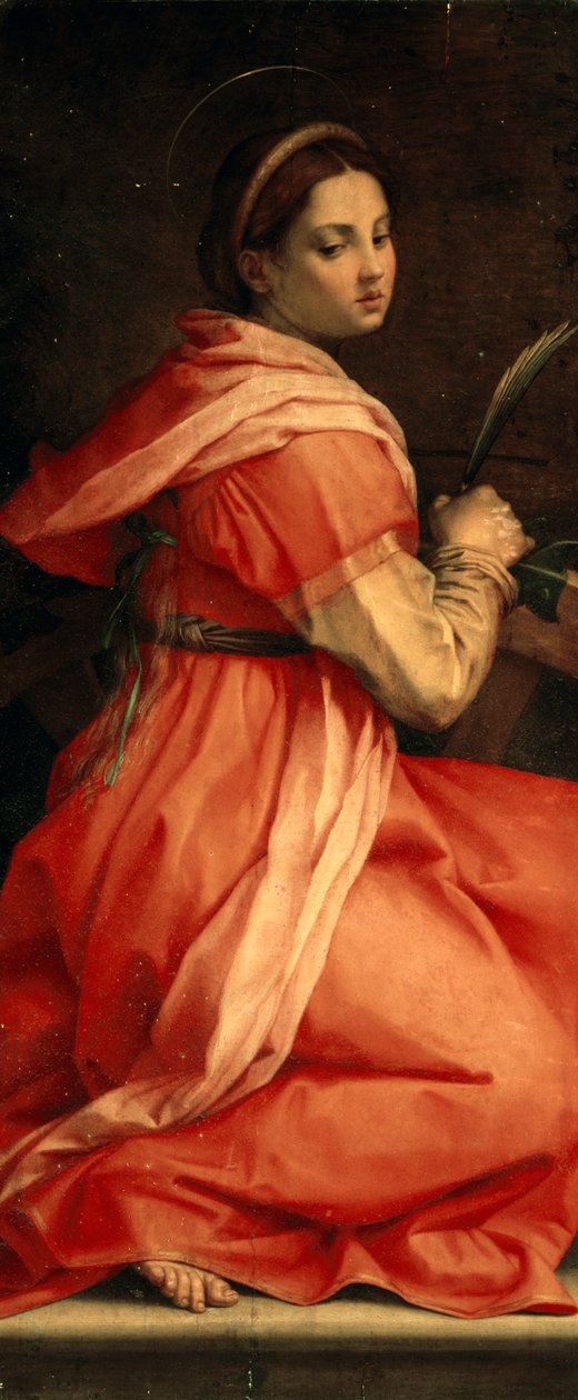 Sankta Katarina av Alexandria, ca 1530 av Andrea del Sarto