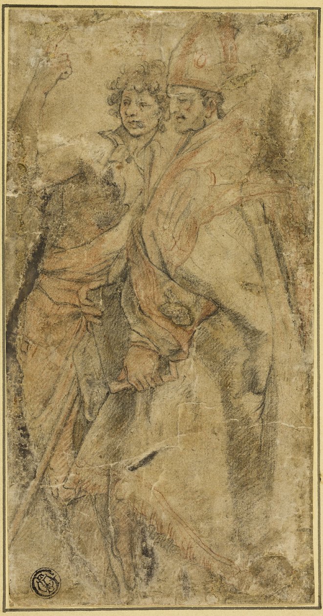 Johannes Döparen och San Bernardo degli Uberti av Andrea del Sarto