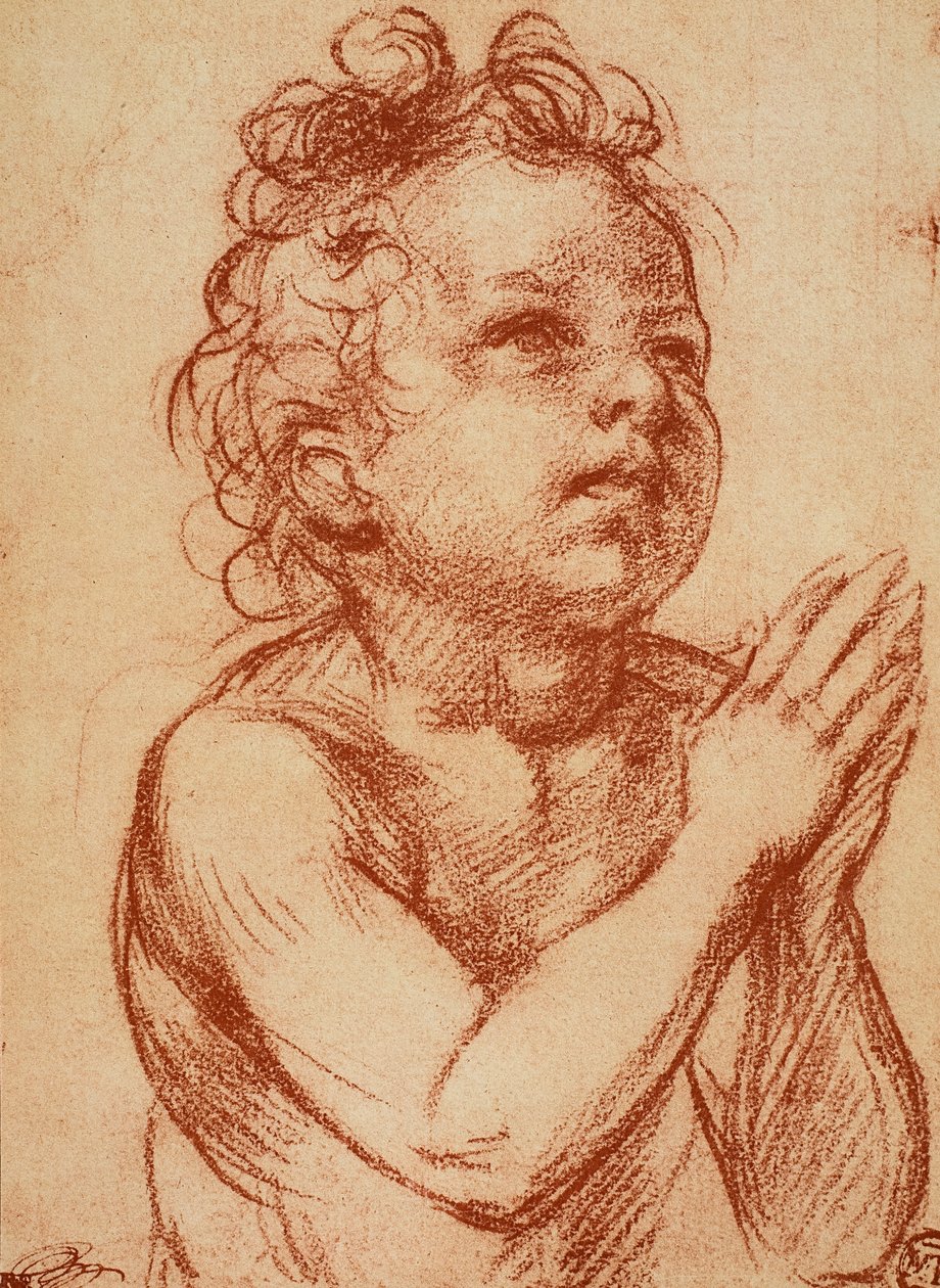 Ung pojke som ber av Andrea del Sarto